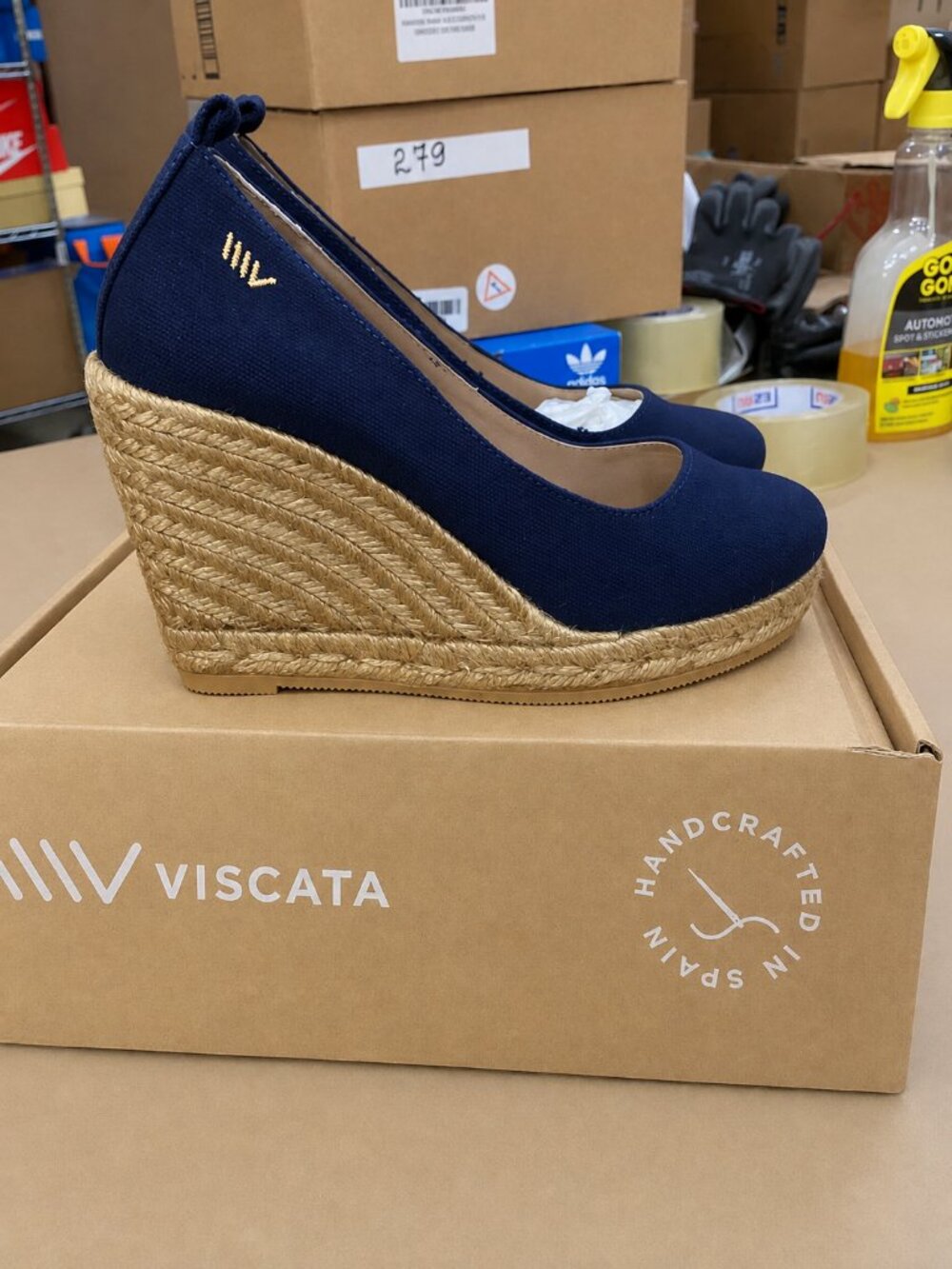 VISCATA Roses Womens Espadrille Wedges Comfortable Platform Sandals for Women